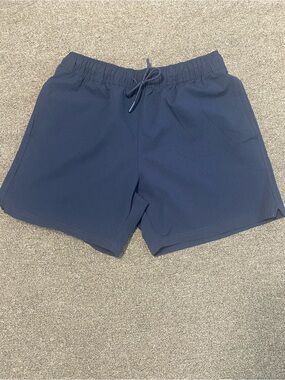 Fashion Nova Men's Navy Swim Trunks with Drawstring